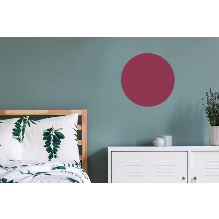 Deep - Rasberry - Rood Wandcirkel aluminium klein 190 -slaapkamer