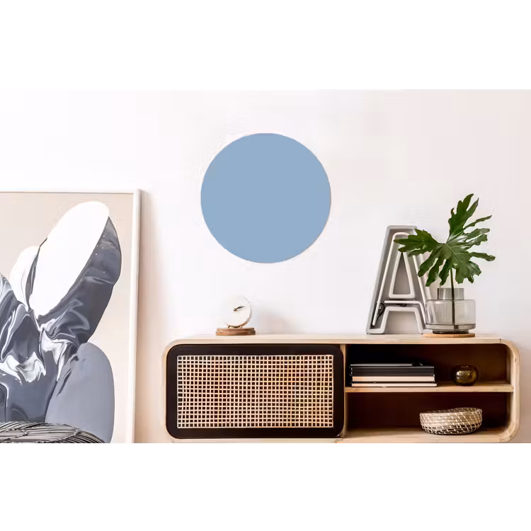 Dusty - Denim - Blauw Wandcirkel aluminium klein 190 -kantoor