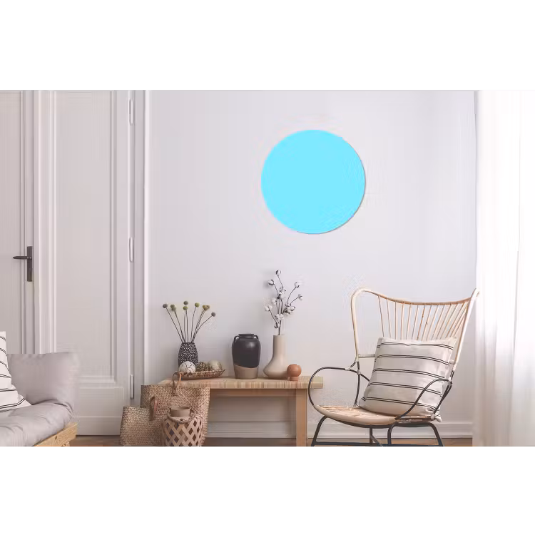 Electric - Cyan - Blauw Wandcirkel aluminium klein 190 -woonkamer