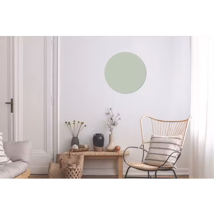 Frosted - Mint - Groen Wandcirkel aluminium klein 190 -woonkamer