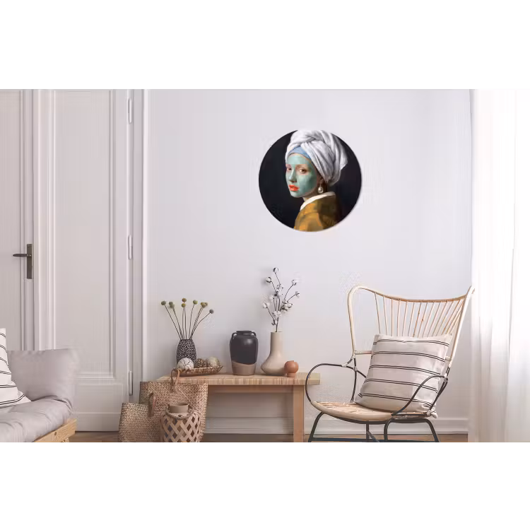 Iconisch - Modern - Kleurrijk Wandcirkel aluminium klein -woonkamer