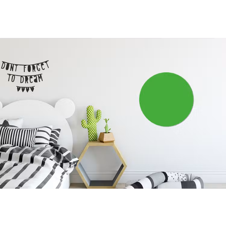 Kelly - Green - Groen Wandcirkel aluminium klein 190 -kinderkamer