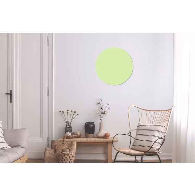 Light - Lime - Groen Wandcirkel aluminium klein 190 -woonkamer