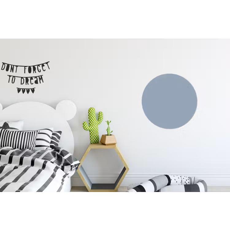 Mellow - Breeze - Blauw Wandcirkel aluminium klein 190 -kinderkamer