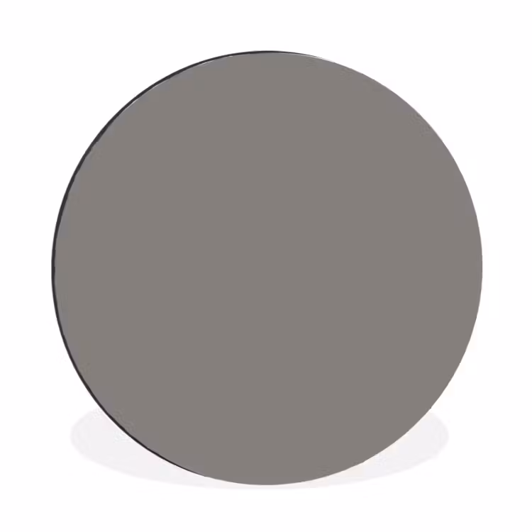 Mineral - Grey - Grijs Wandcirkel aluminium klein 190 -3d