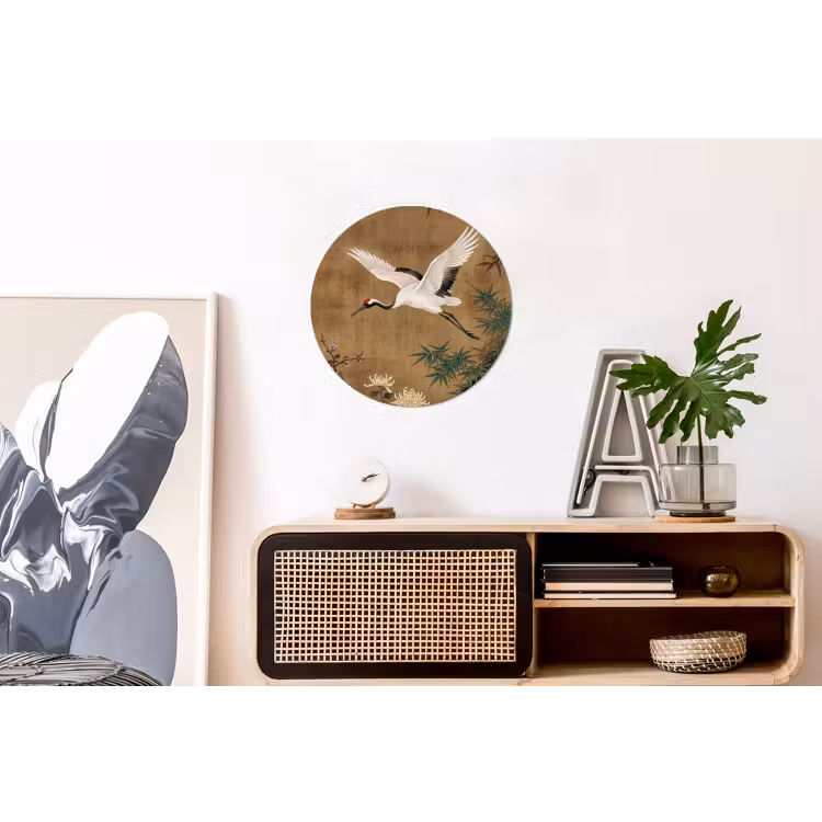 Oosters - Elegant - Kleurrijk Wandcirkel aluminium klein -kantoor