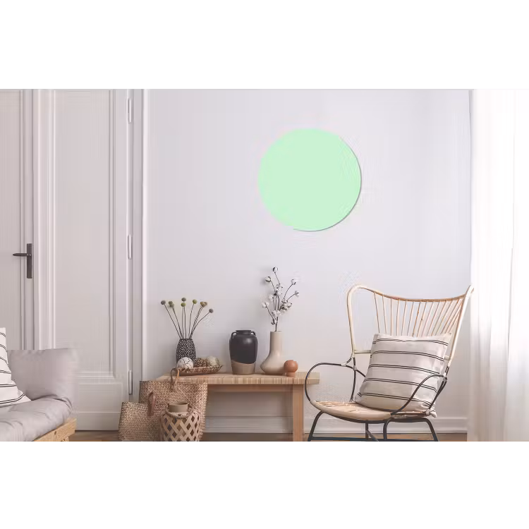 Pale - Mint - Groen Wandcirkel aluminium klein 190 -woonkamer