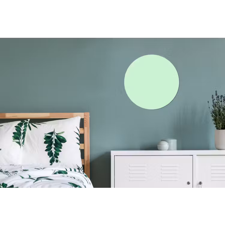 Pale - Mint - Groen Wandcirkel aluminium klein 190 -slaapkamer