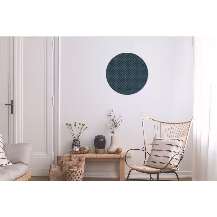 Patroon - Mozaïek - Groen Wandcirkel aluminium klein 190 -woonkamer