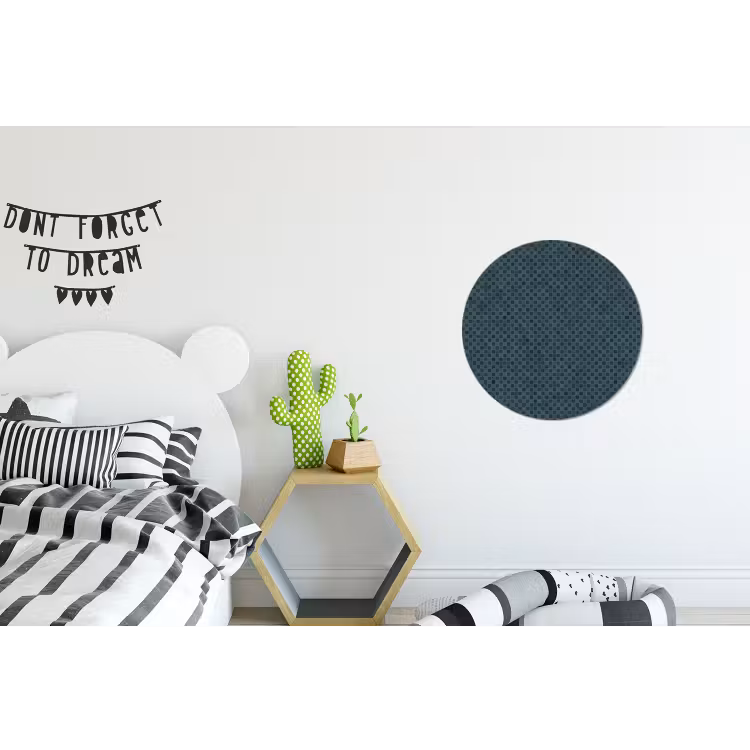 Patroon - Mozaïek - Groen Wandcirkel aluminium klein 190 -kinderkamer