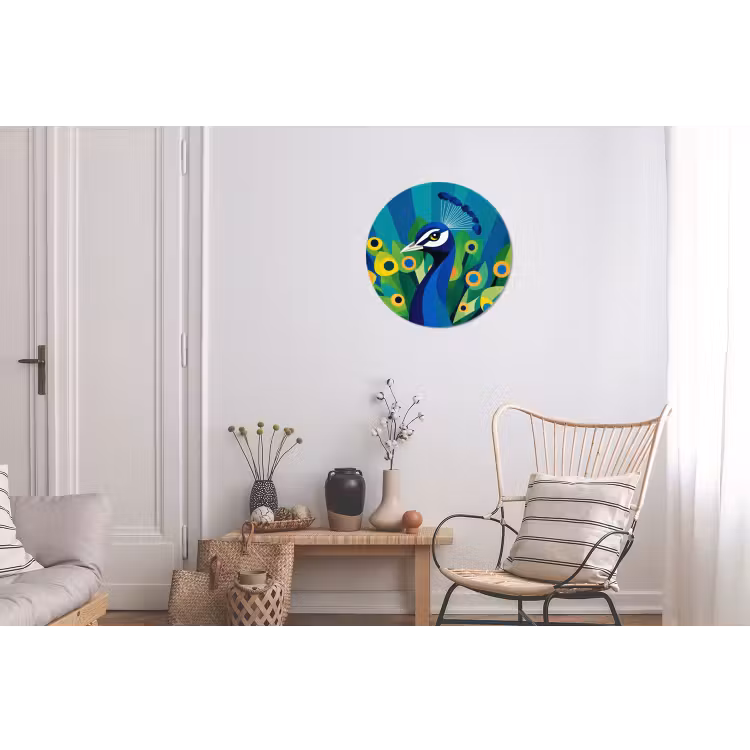 Pauw - Cirkels - Blauw Wandcirkel aluminium klein -woonkamer