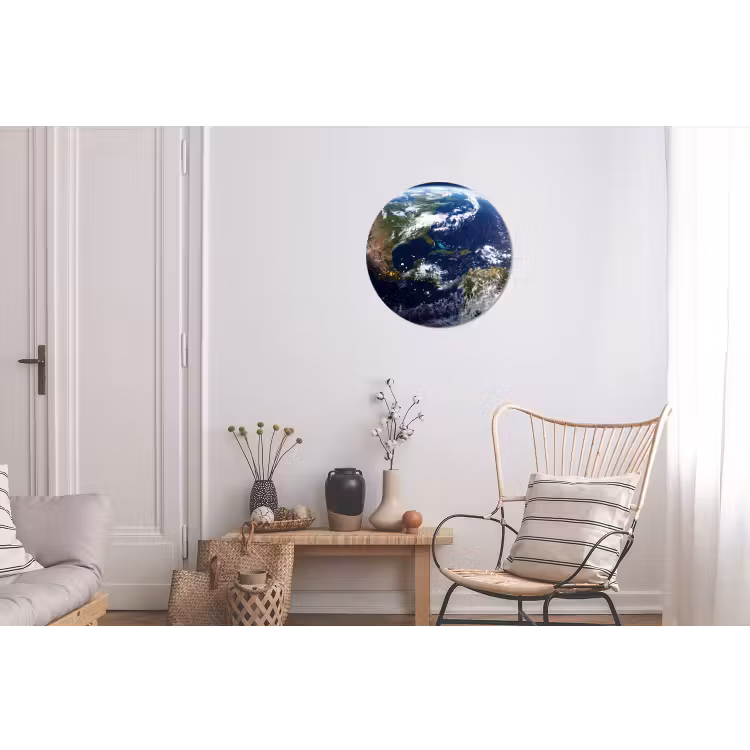 Muurcirkel aluminium - Planeet - Ruimte - Kosmos - Planeet - Ruimte - Kosmos Wandcirkel aluminium klein