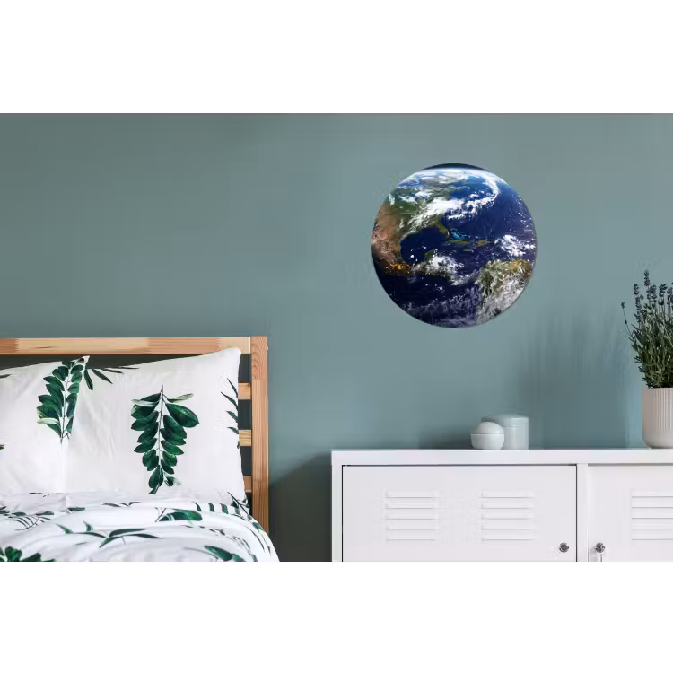 Muurcirkel aluminium - Planeet - Ruimte - Kosmos - Planeet - Ruimte - Kosmos Wandcirkel aluminium klein