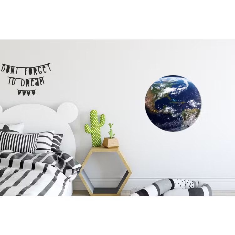 Muurcirkel aluminium - Planeet - Ruimte - Kosmos - Planeet - Ruimte - Kosmos Wandcirkel aluminium klein