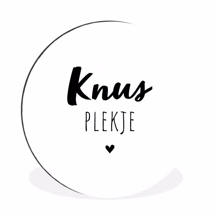 Quotes - Knus plekje - Tuin - Tekst Wandcirkel aluminium klein -3d