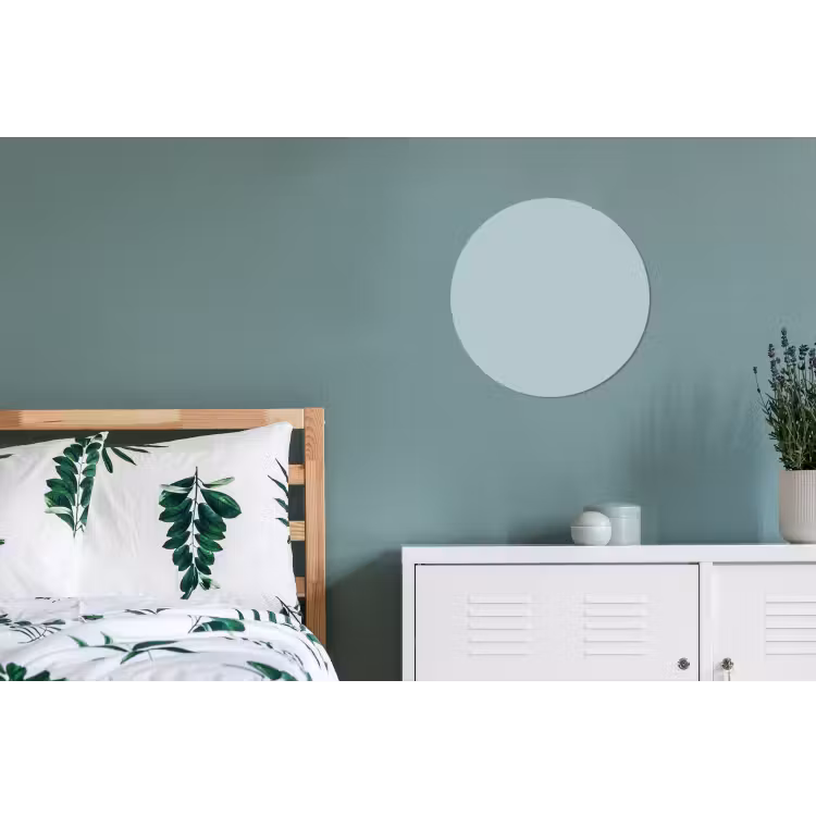 Slate - Blue - Blauw Wandcirkel aluminium klein 190 -slaapkamer