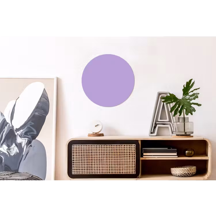 Soft - Lavender - Paars Wandcirkel aluminium klein 190 -kantoor