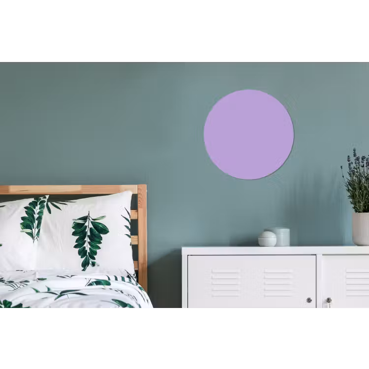 Soft - Lavender - Paars Wandcirkel aluminium klein 190 -slaapkamer