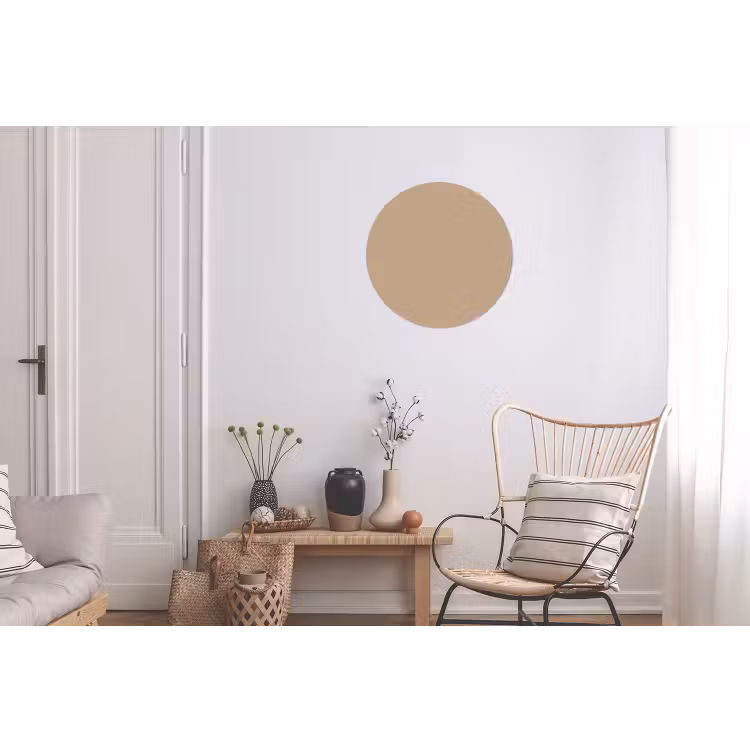 Soft - Taupe - Bruin Wandcirkel aluminium klein 190 -woonkamer