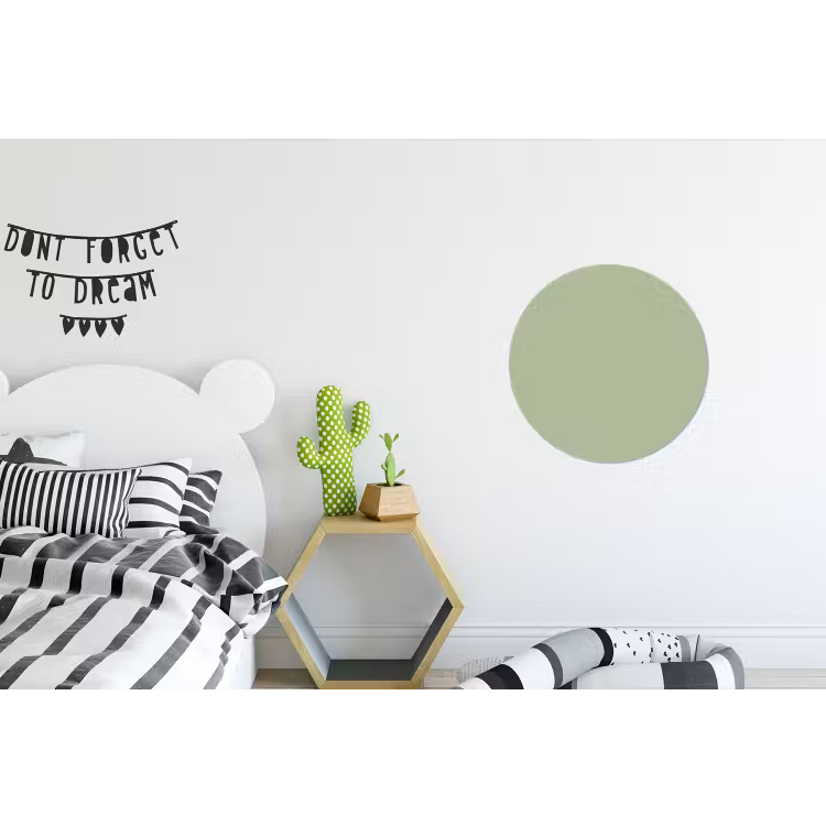Spring - Sprint - Groen Wandcirkel aluminium klein 190 -kinderkamer