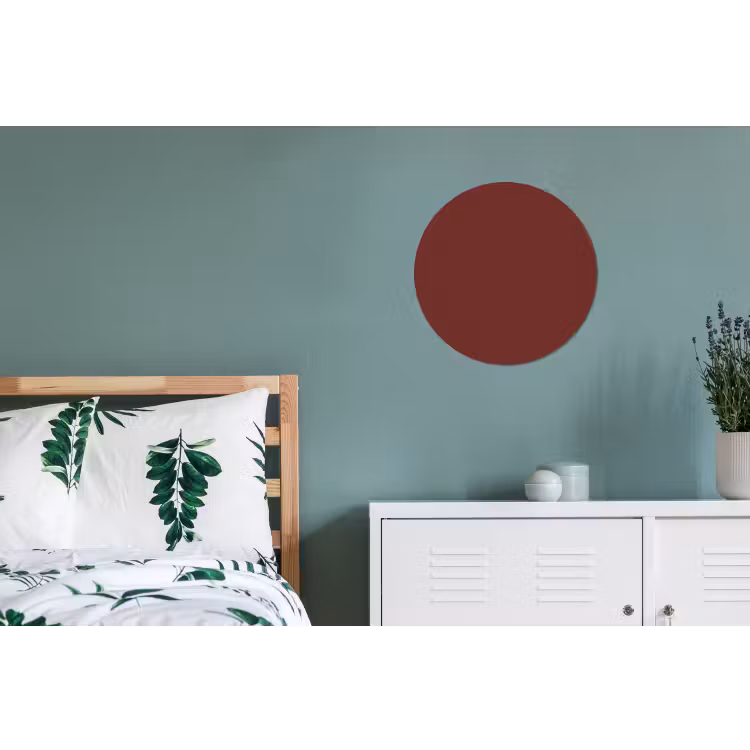 Valentine - Velvet - Rood Wandcirkel aluminium klein 190 -slaapkamer
