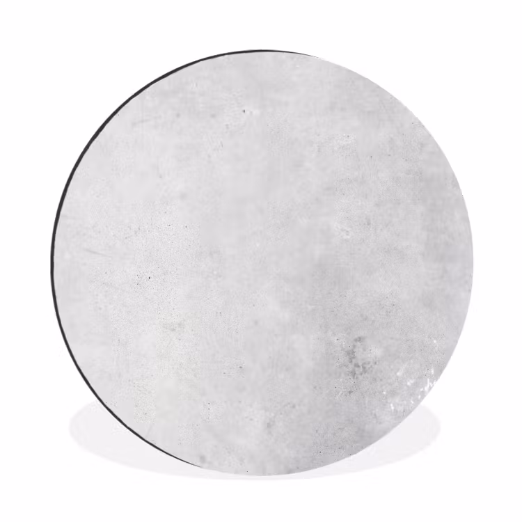 Verwering - Beton - Structuren Wandcirkel aluminium klein -3d