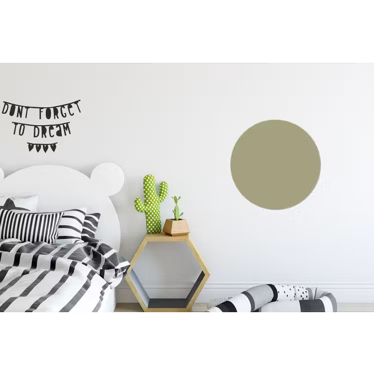 Vintage - Sage - Groen Wandcirkel aluminium klein 190 -kinderkamer