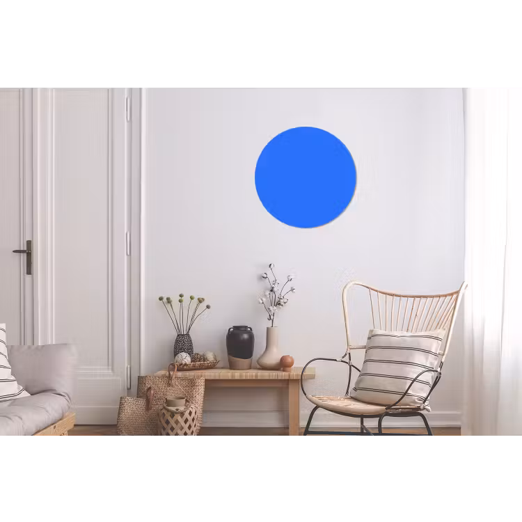 Vivid - Cobalt - Blauw Wandcirkel aluminium klein 190 -woonkamer