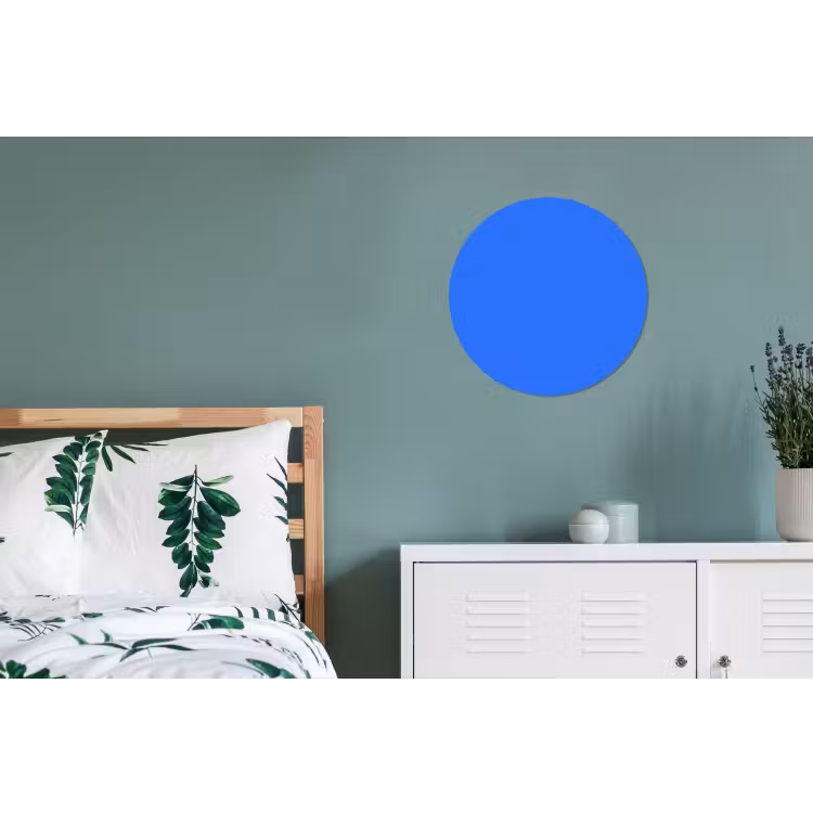 Vivid - Cobalt - Blauw Wandcirkel aluminium klein 190 -slaapkamer