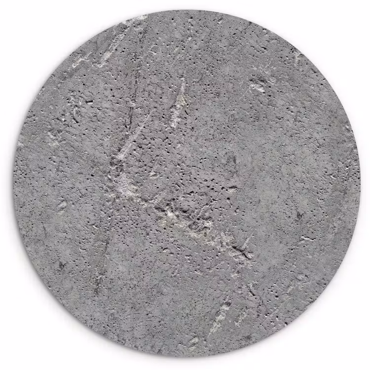 Beton - Patronen - Steen Wandcirkel kunststof plaat 5mm dik klein 188 -3d