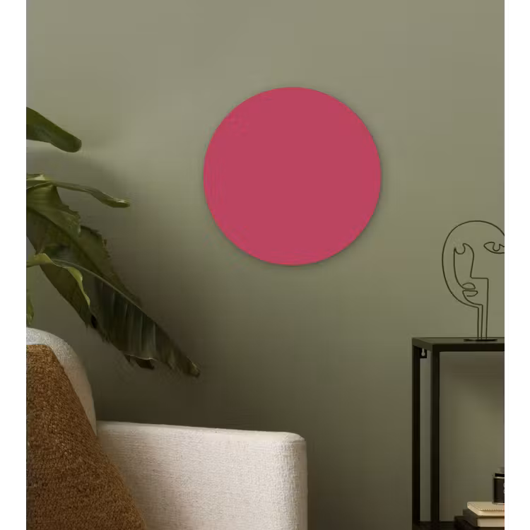 Deep - Berry - Rood Wandcirkel kunststof plaat 5mm dik klein 188 -sfeer3