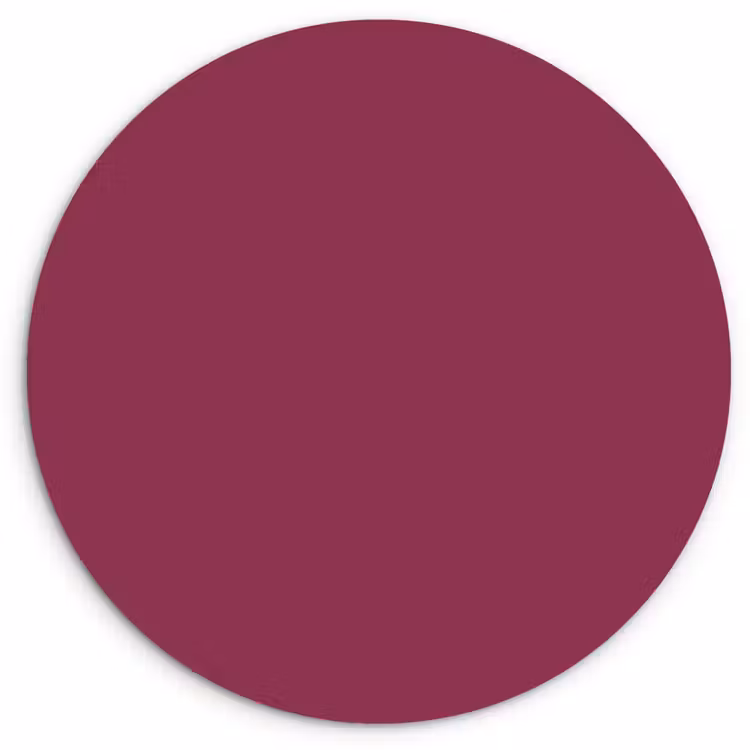 Deep - Rasberry - Rood Wandcirkel kunststof plaat 5mm dik klein 188 -3d