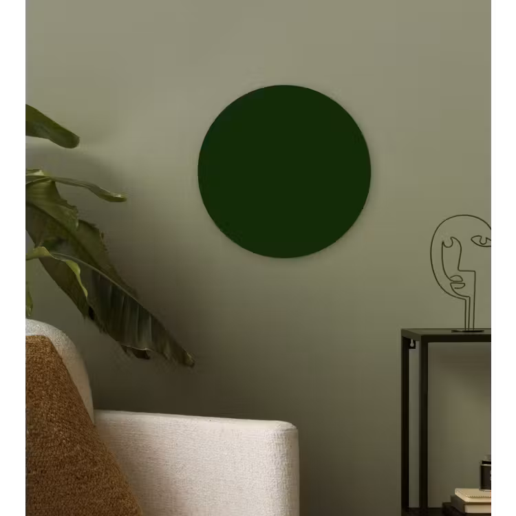 Forest - Green - Groen Wandcirkel kunststof plaat 5mm dik klein 188 -sfeer3