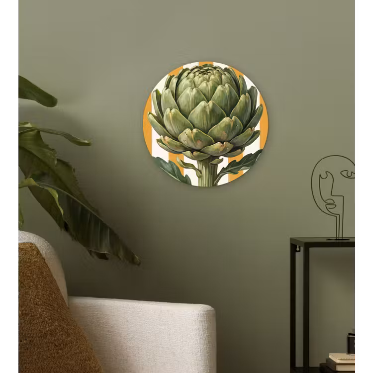 Muurcirkel glas - Artisjok - Modern - Groente - Artisjok - Modern - Groente Wandcirkel plexiglas klein
