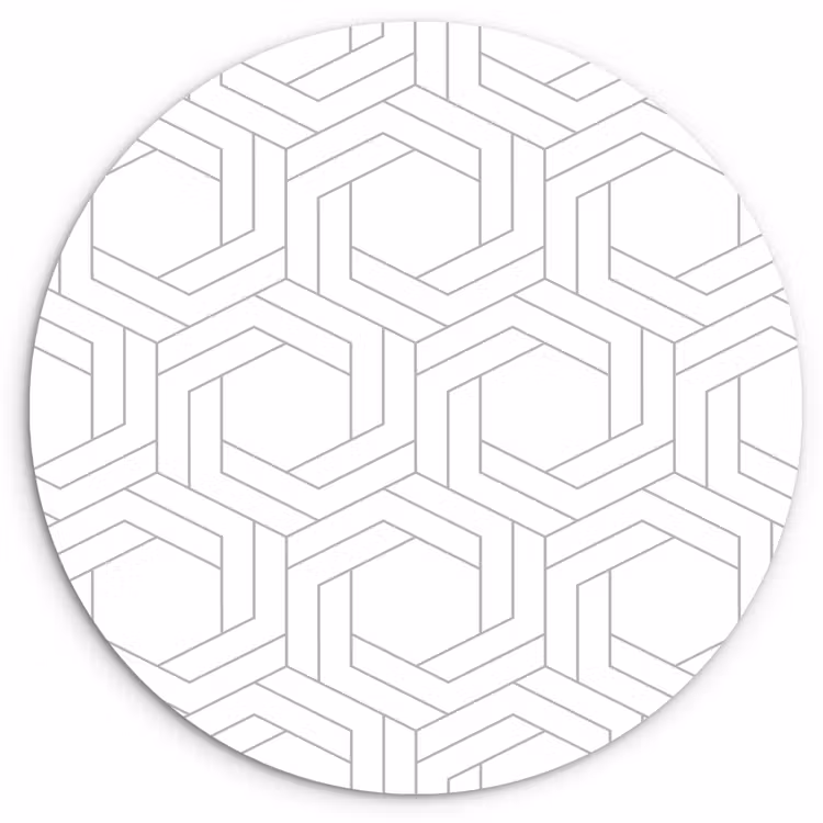 Design - Geometrie - Patronen - Abstract Wandcirkel plexiglas klein 852 -3d