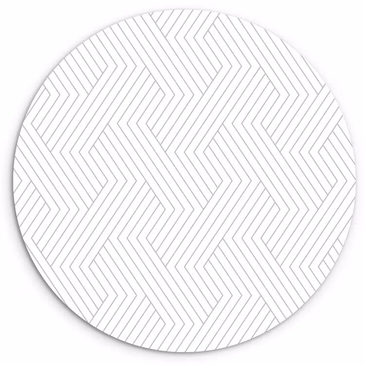 Grafisch - Patroon - Modern Wandcirkel plexiglas klein 852 -3d