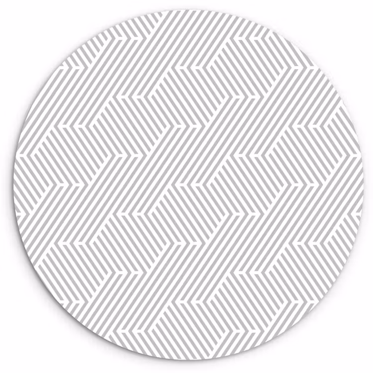 Grafisch - Patroon - Modern - Geometrisch Wandcirkel plexiglas klein 852 -3d