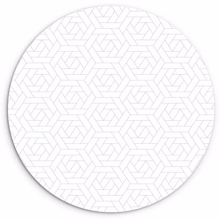 Grafisch - Patroon - Modern - Tegels Wandcirkel plexiglas klein 852 -3d