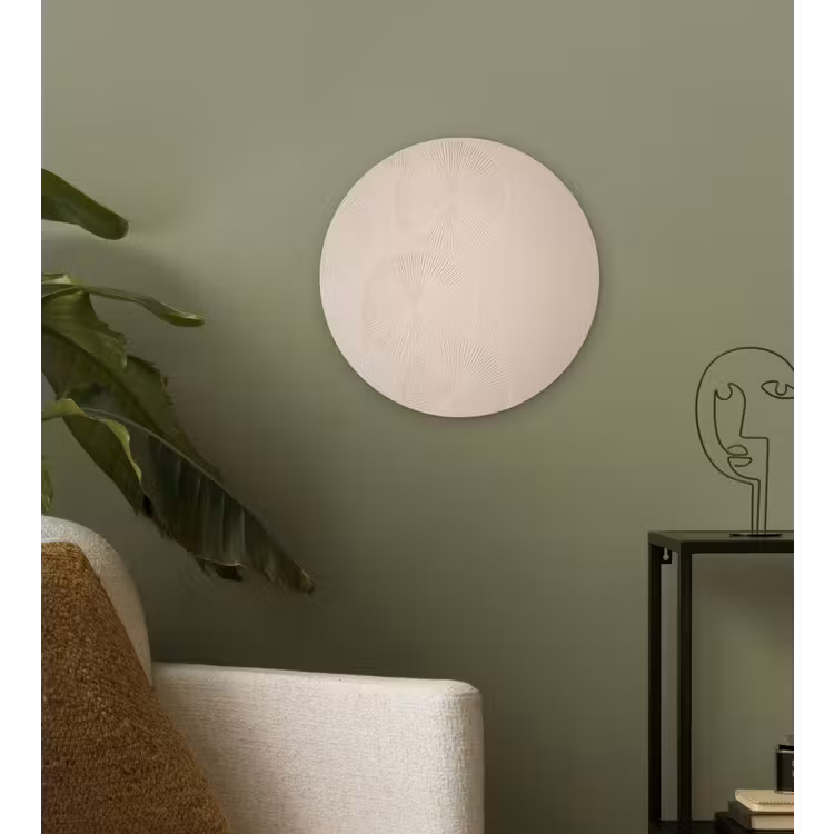 Japandi - Beige - Modern Wandcirkel plexiglas klein -sfeer3