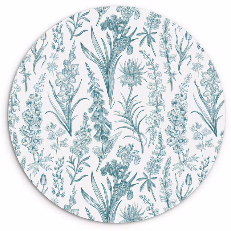 Lovely - Garden - Emerald Wandcirkel plexiglas klein 852 -3d