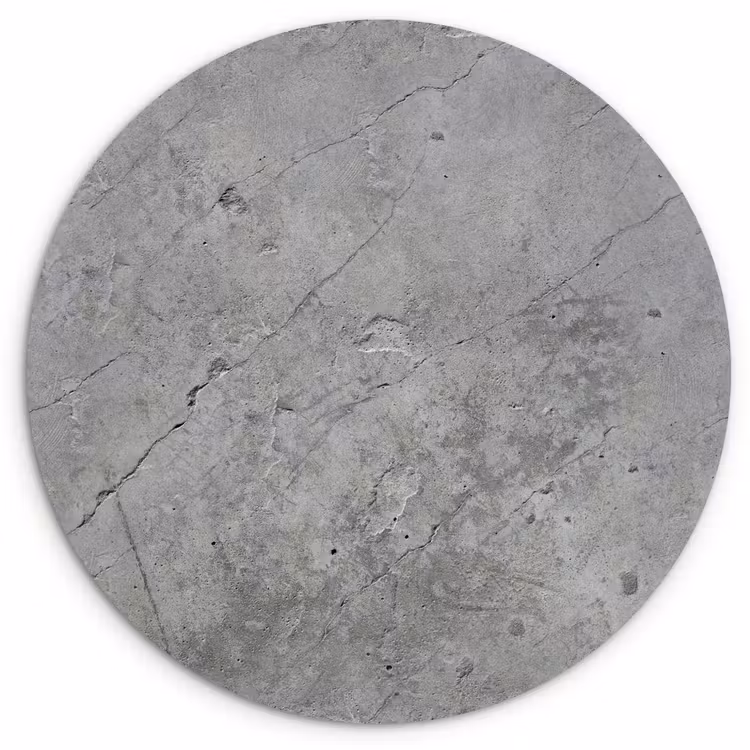 Patronen - Beton - Oud Wandcirkel plexiglas klein 852 -3d