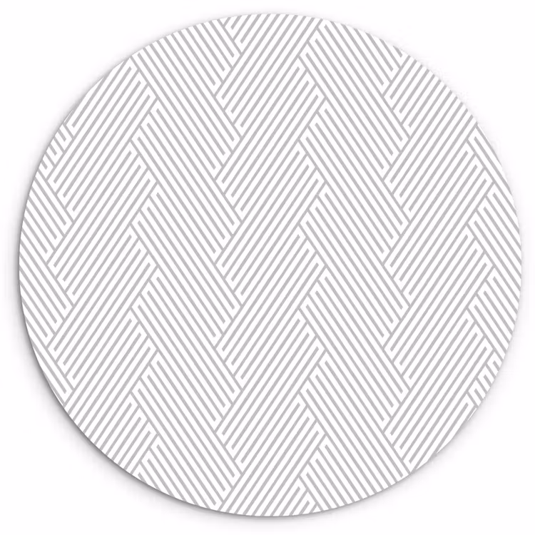 Grafisch - Patroon - Modern Wandcirkel kunststof plaat 5mm dik klein 188 -3d