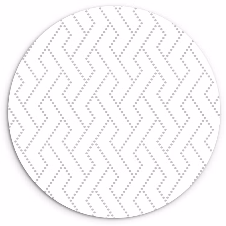 Grafisch - Patroon - Modern - Geweven Wandcirkel kunststof plaat 5mm dik klein 188 -3d