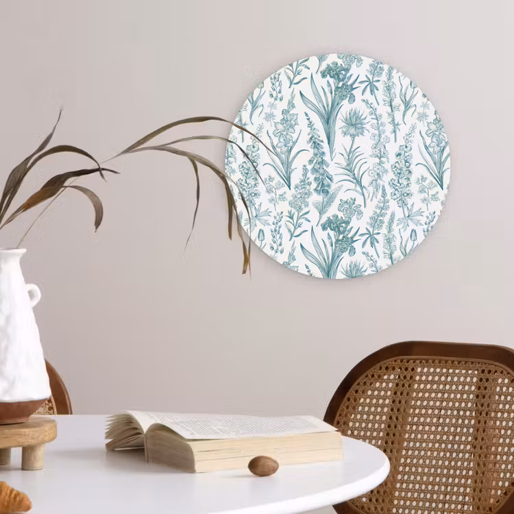 Lovely - Garden - Emerald Wandcirkel kunststof plaat 5mm dik klein 188 -sfeer4