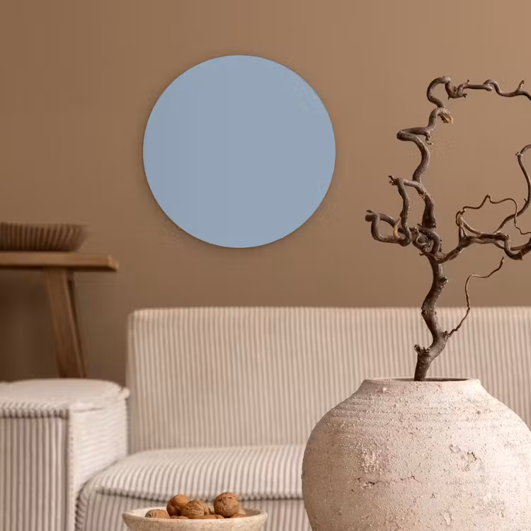 Mellow - Breeze - Blauw Wandcirkel kunststof plaat 5mm dik klein 188 -sfeer1