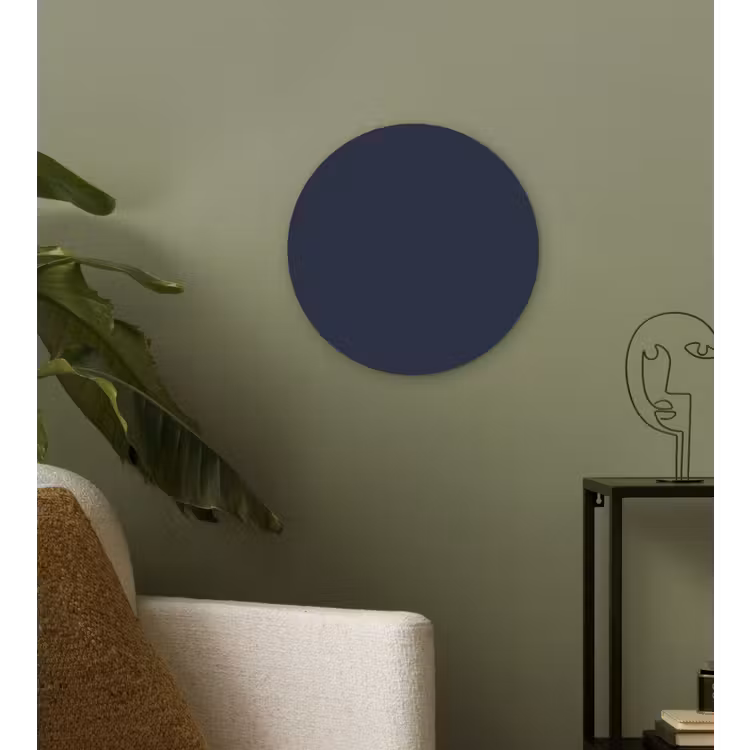 Midnight - Swing - Blauw Wandcirkel kunststof plaat 5mm dik klein 188 -sfeer3