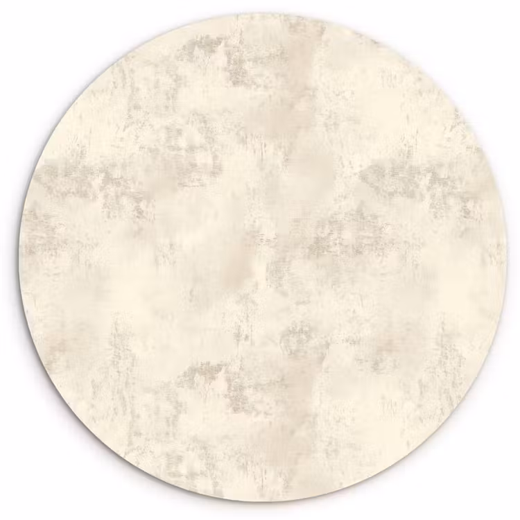 Patroon - Organisch - Beige Wandcirkel kunststof plaat 5mm dik klein 188 -3d