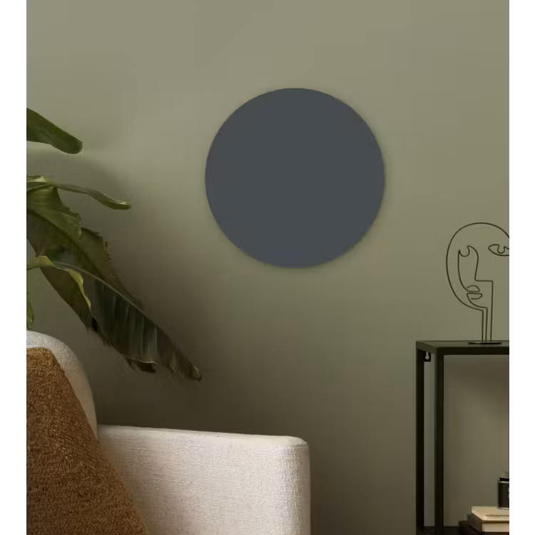 Slate - Millstone - Grijs Wandcirkel kunststof plaat 5mm dik klein 188 -sfeer3
