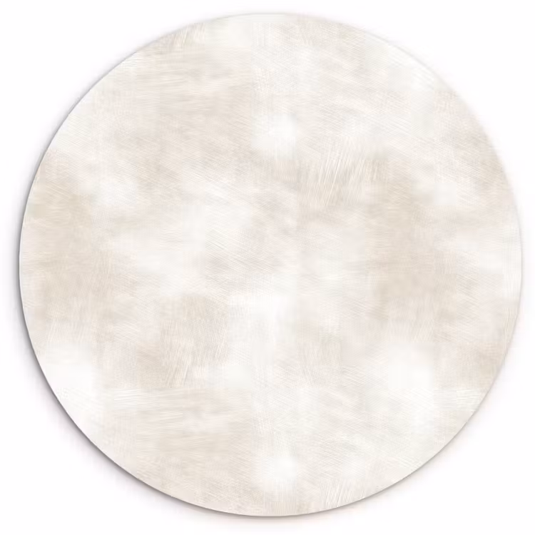 Subtiel - Structuur - Beige Wandcirkel kunststof plaat 5mm dik klein 188 -3d