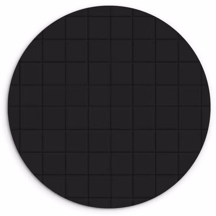 Tegels - Patroon - Mat - Zwart Wandcirkel kunststof plaat 5mm dik klein 188 -3d
